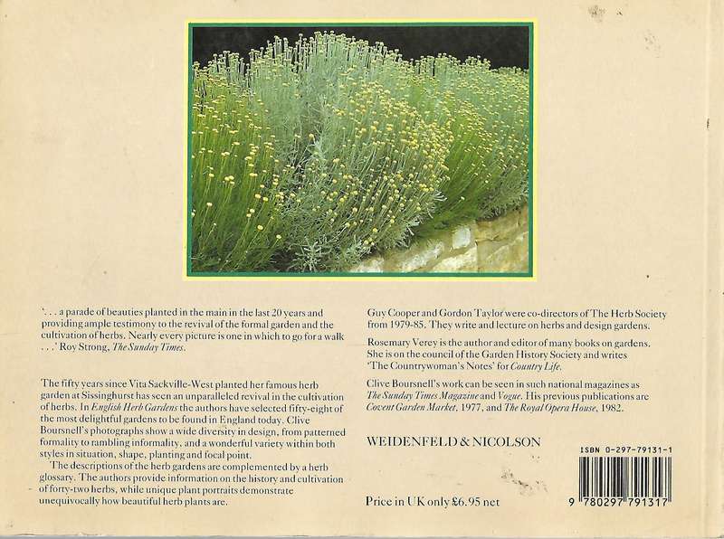 English Herb Gardens | Guy Cooper, Gordon Taylor, Clive Boursnell