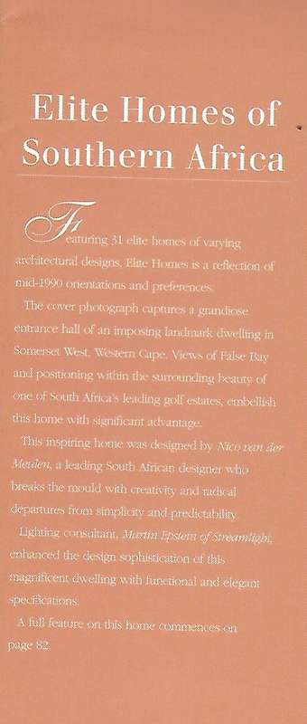 Elite Homes of South Africa |