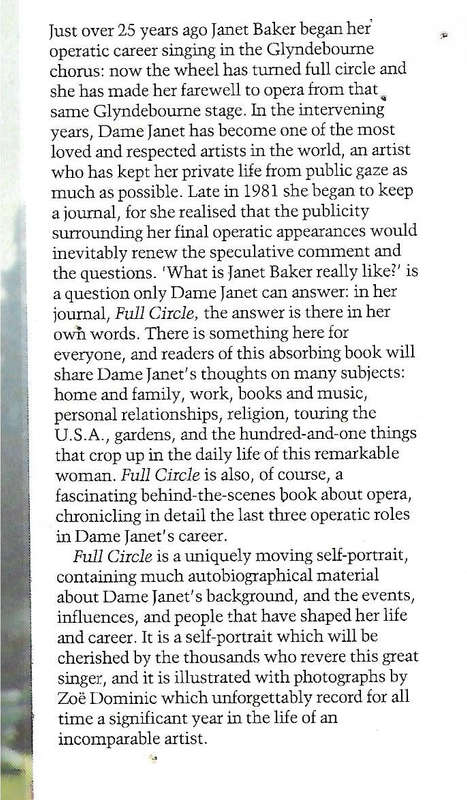 Full circle | Janet Baker