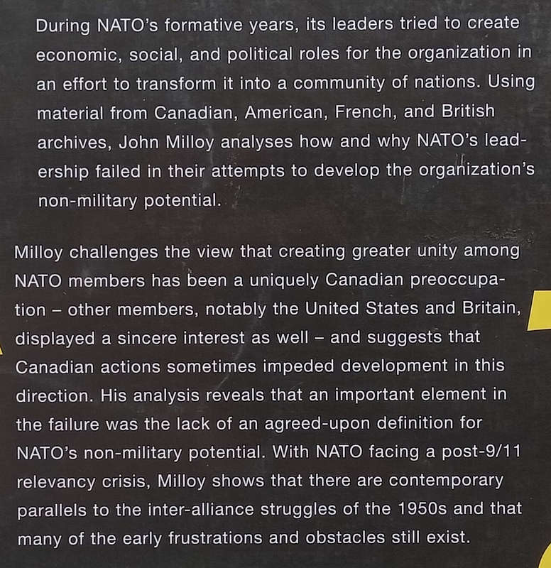 The North Atlantic Treaty Organization, 1948-1957: Community or Alliance? | John C. Milloy