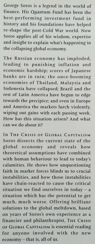 The Crisis of Global Capitalism: Open Society Endangered | George Soros