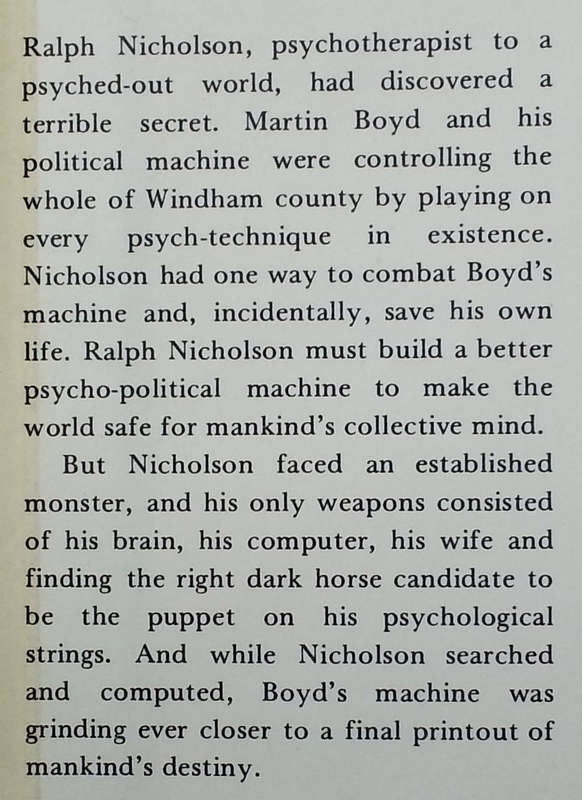 The Barons of Behaviour (First UK Edition, 1977) | Tom Purdom