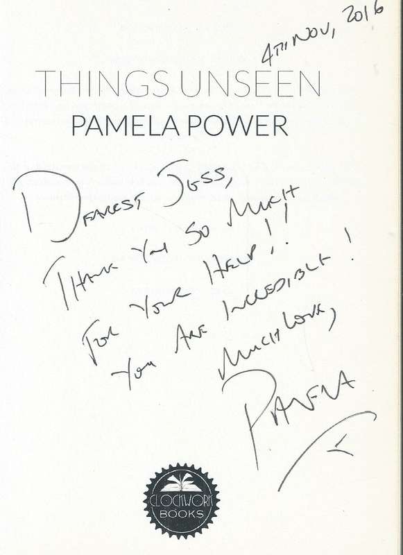 Things Unseen (Inscribed by Author) | Pamela Power