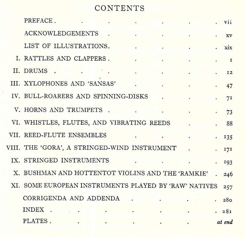 The Musical Instruments of the Native Races of South Africa | Percival R. Kirby