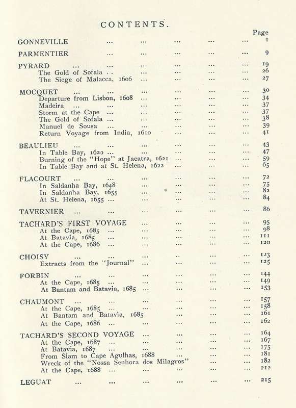 Early French Callers at the Cape | Edward Strangman