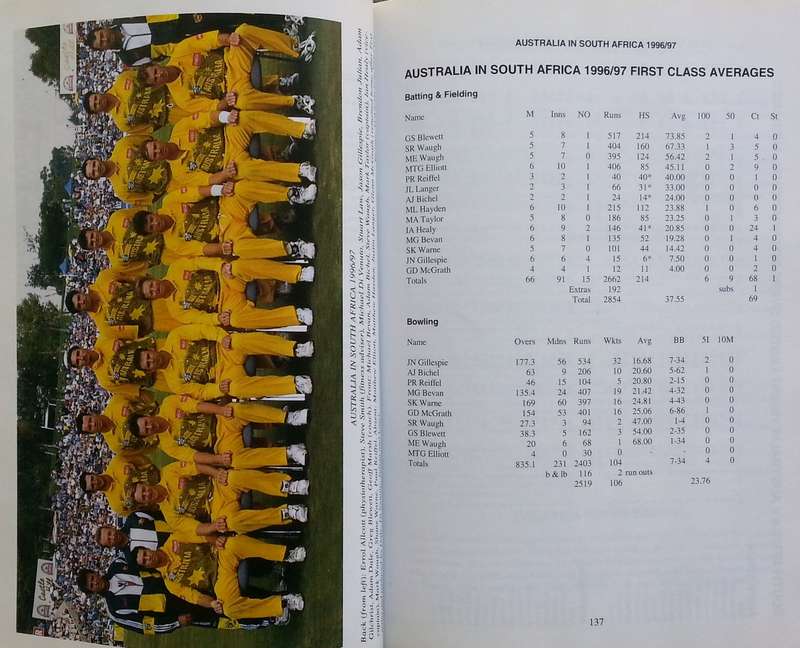 Mutual & Federal SA Cricket Annual, 1997 (Special Binding) | Colin Bryden (Ed.)