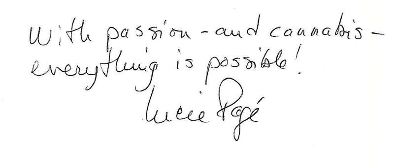 Sex, Pot and Politics (Inscribed by Author) | Lucie Page