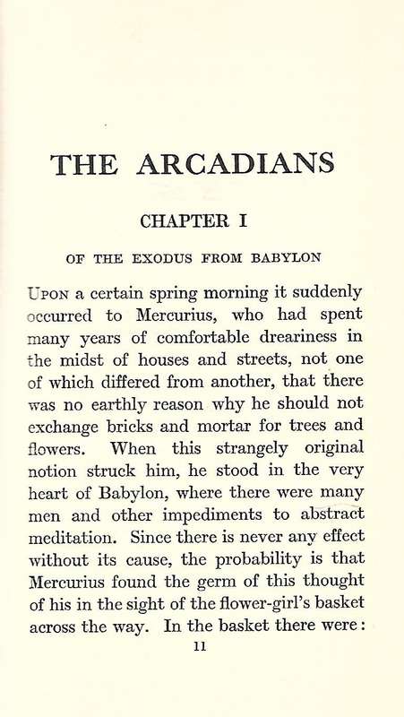 The Arcadians | J. S. Fletcher