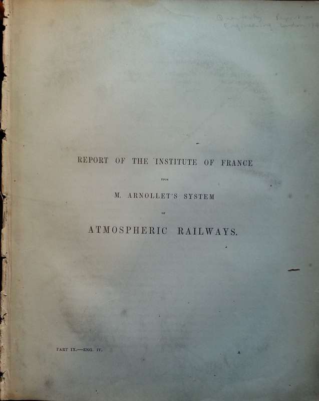 Lot of Three Articles on Steam Locomotoives/Railways (1844-1847)