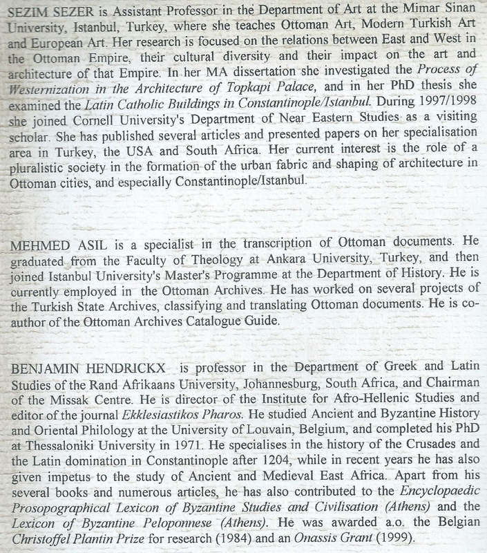 The Missak[ian] Ottoman Archives | Ben Hendrickx, et al.