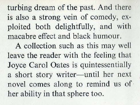 Upon the Sweeping Floor, and Other Stories (First Edition, 1973) | Joyce Carol Oates