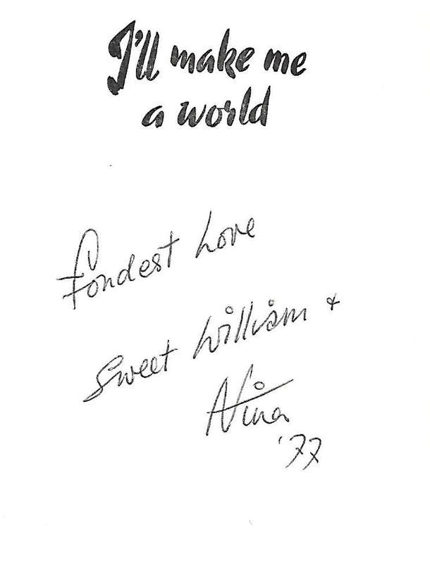 I'll Make Me a Word (Inscribed by the Illustrator Nina Campbell-Quine) | Sonia Machanick