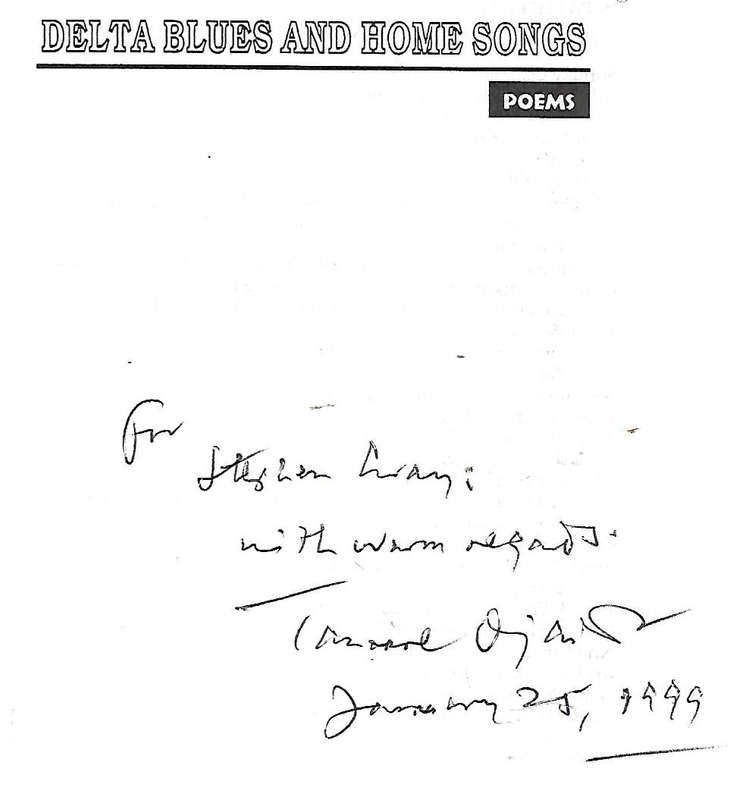 Delta Blues & Home Songs (Inscribed by Author) | Tanure Ojaide