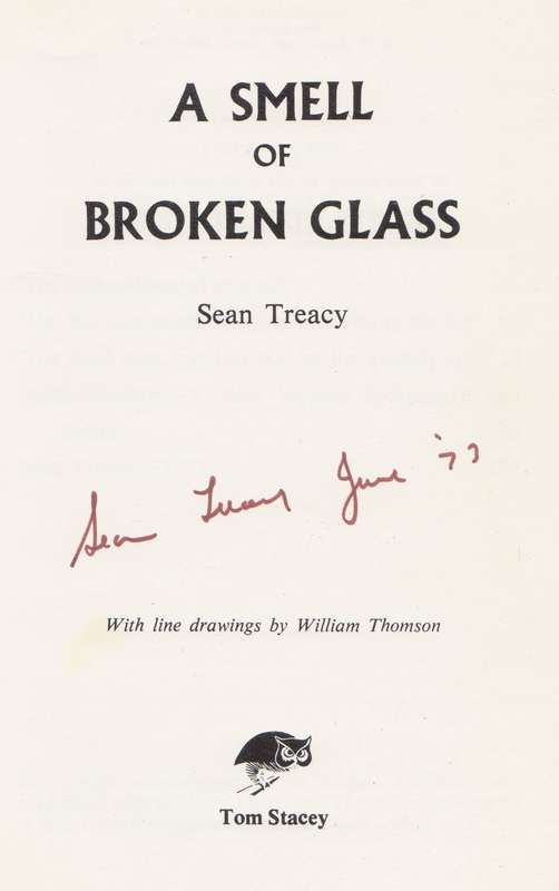 A Smell of Broken Glass (Signed by Author) | Sean Treacy