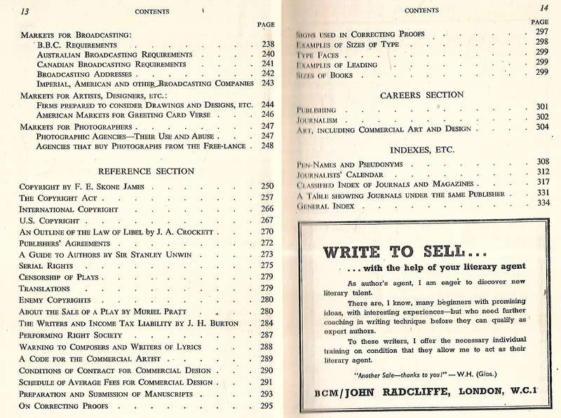 The Writers' and Artists' Year Book 1947