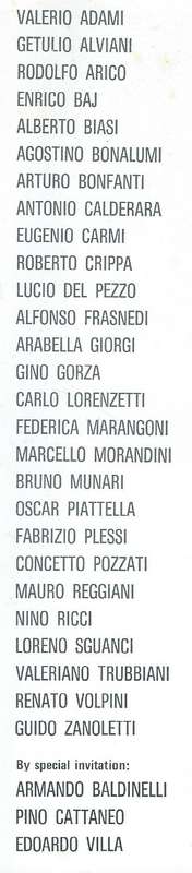 Aspects of Modern Italian Art (Brochure to Accompany Exhibition)