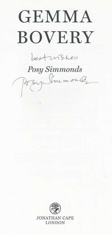 Gemma Bovery (Inscribed by Author) | Posy Simmonds