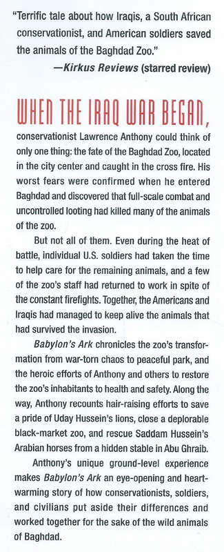 Babylon's Ark: The Incredible Wartime Recue of the Baghdad Zoo (Signed by Author) | Lawrence Anth...