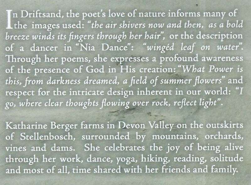 Driftsand (Inscribed by Author) | Katherine Berger