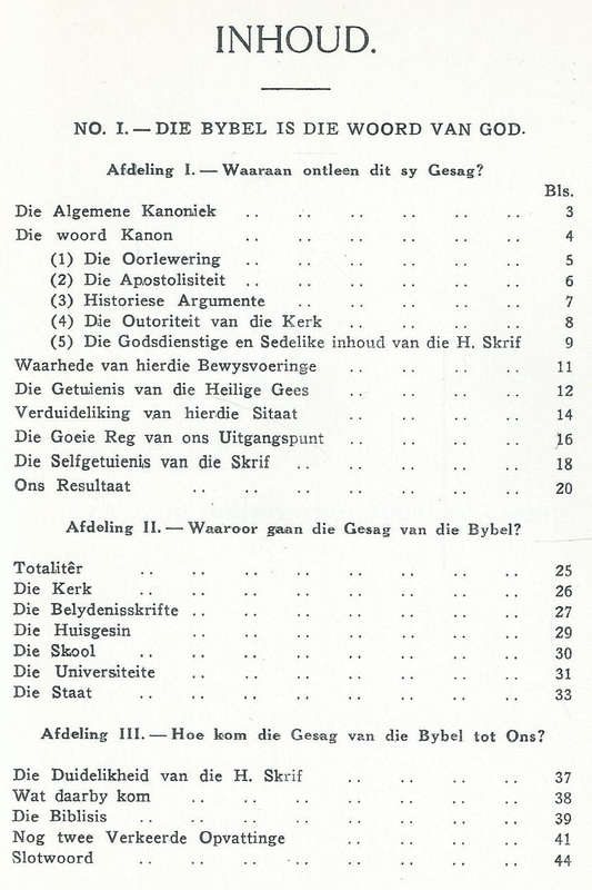 Die Bybel is die Woord van God (Possibly Signed by Author, Afrikaans) | J. D. du Toit