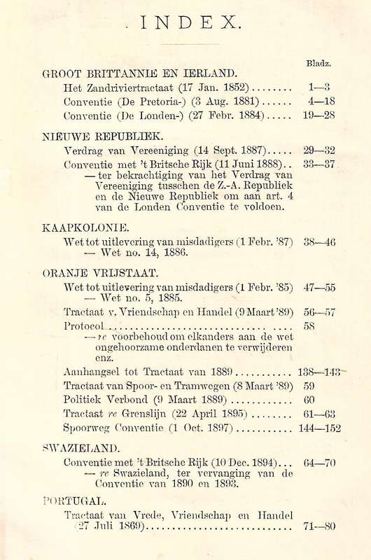 Verdragen der Zuid-Afrikaansche Republiek: Compilatie van Tragtaten, Conventies, Enz. | Antonius ...