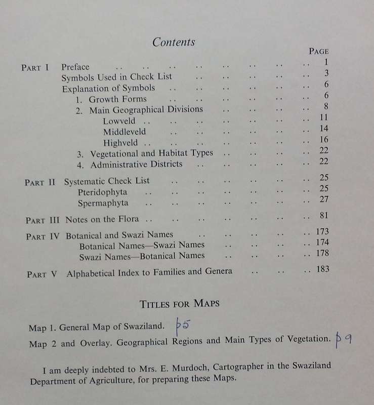 An Annotated Check List of the Flora of Swaziland | R. H. Compton