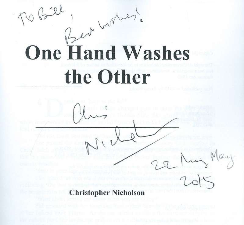 One Hand Washes the Other (Inscribed by Author) | Christopher Nicholson