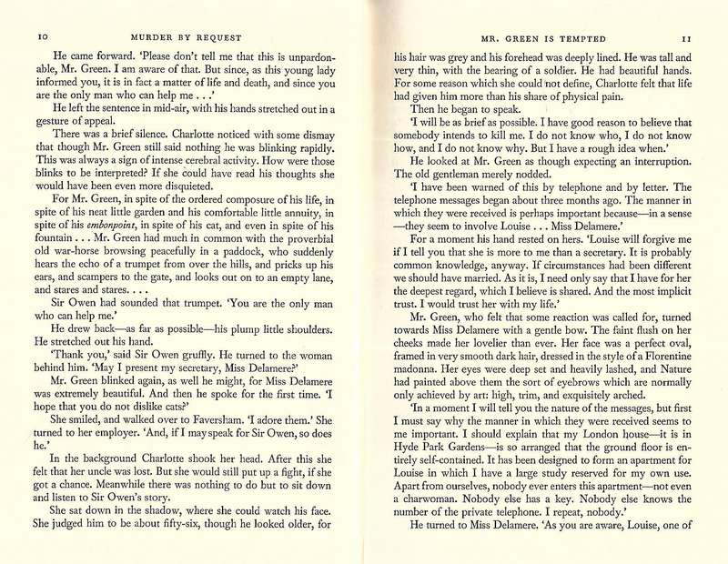 Murder by Request (First Edition, 1960) | Beverley Nichols