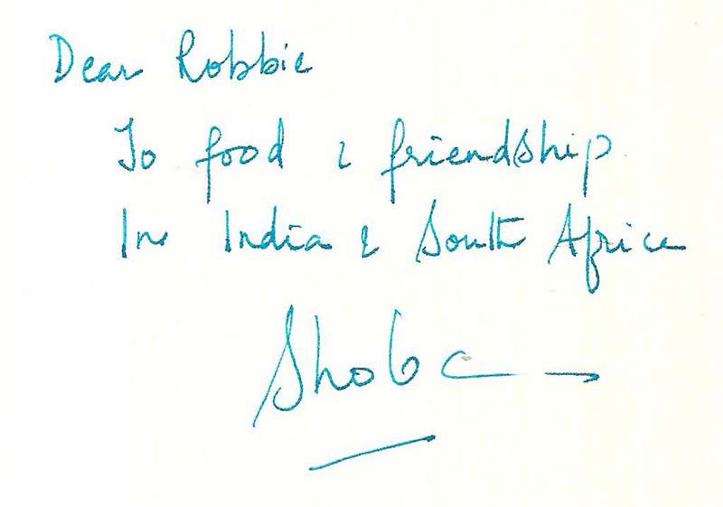 Monsoon Diary: A Memoir With Recipes (Inscribed by Author) | Shoba Narayan