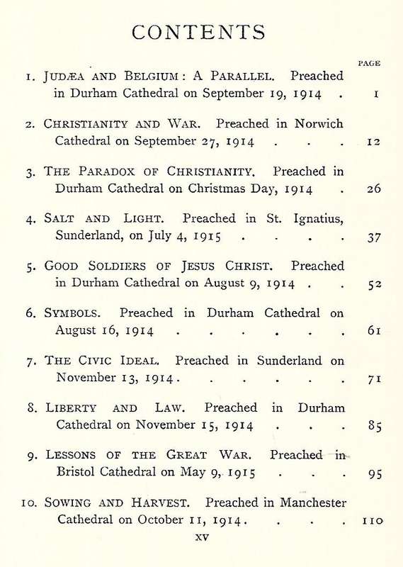 War-Time Sermons (Published 1915) | H. Hensley Henson
