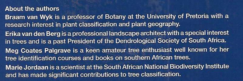 Dictionary of Names for Southern African Trees (Inscribed by Authors) | Braam van Wyk, Erika van ...