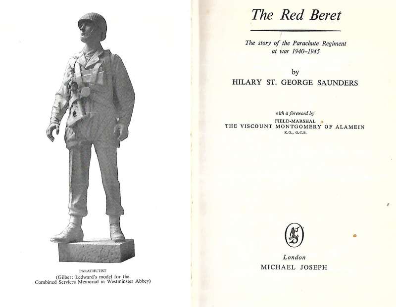 The Red Beret: The Story of the Parachute Regiment at War, 1940-1945 (Inscribed by Author) | Hila...