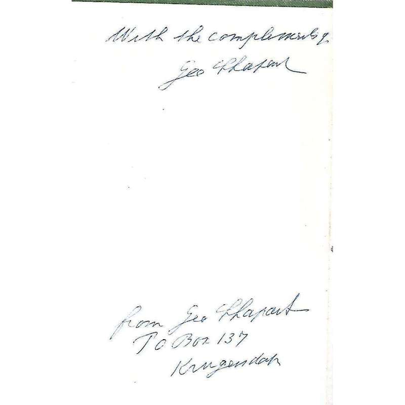 The Queer Adventures of a "Stupid" Emigrant (Inscribed by Author) | Geo Chapart