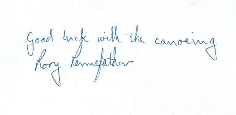 Canoeing in South Africa (Inscribed by Author) | Rory Pennefather
