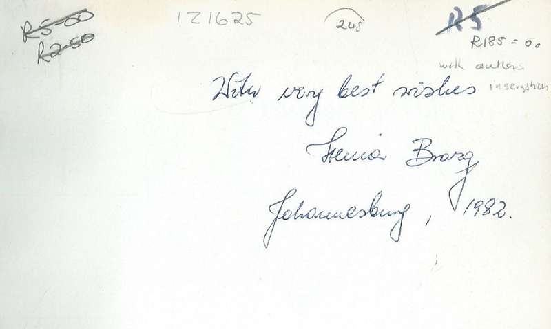 Passport to Life (With Author's Inscription) | Henia Brazg