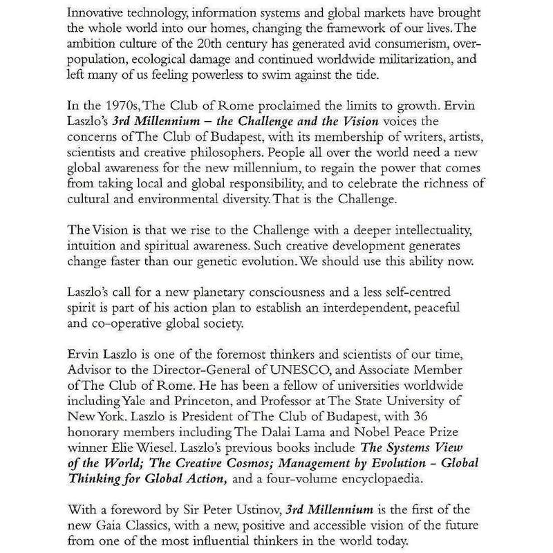3rd Millennium: The Challenge and the Vision | Ervin Laszlo