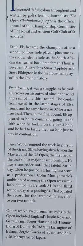 The Open Championship 2002 | Bev Norwood (Ed.)
