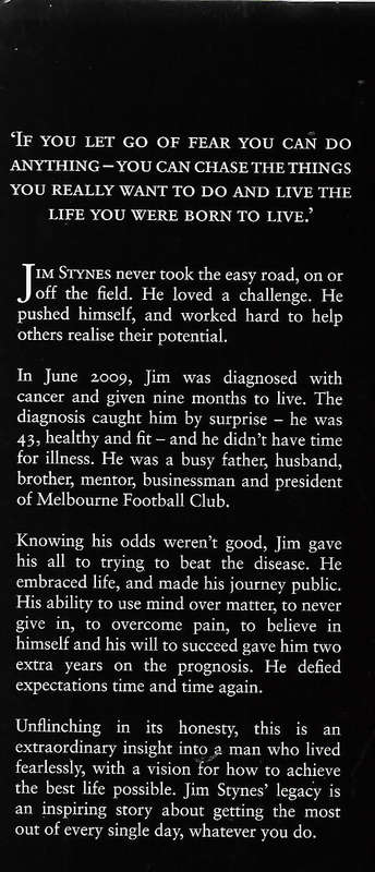 Jim Stynes my journey  | Jim Stynes w/ Warwick Green