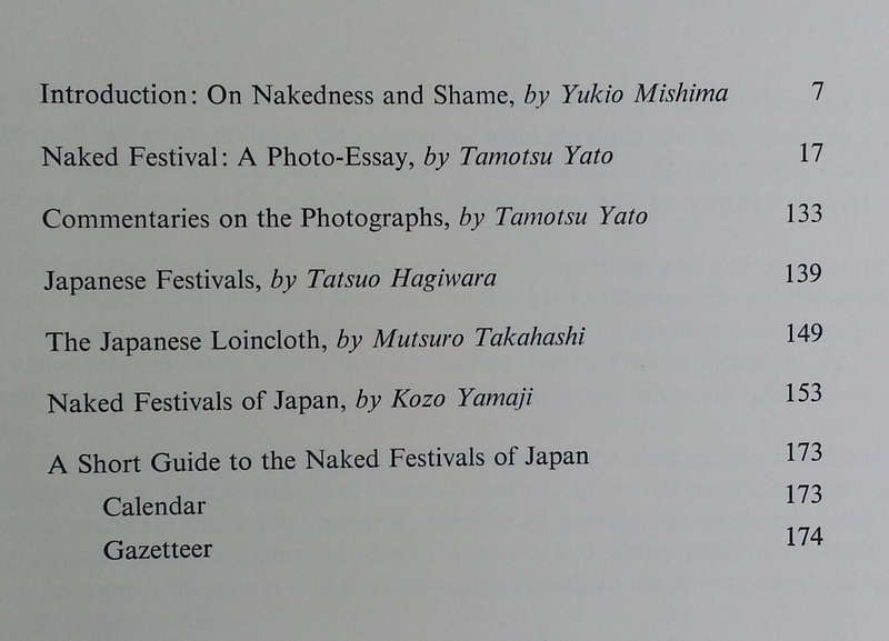 Naked Festival: A Photo-Essay (With an Introduction by Yukio Mishima) | Tamotsu Yato