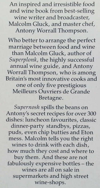 Supernosh: 350 Dishes with 1500 Wines | Anthony Worrall Thompson & Malcolm Gluck