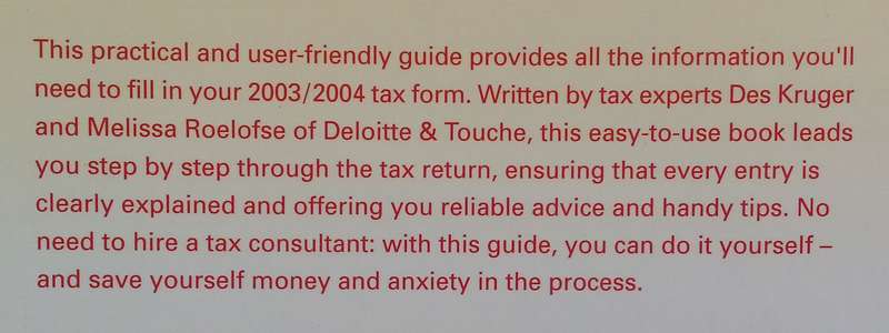 Everyone's Guide to the 2003/2004 Tax Return
