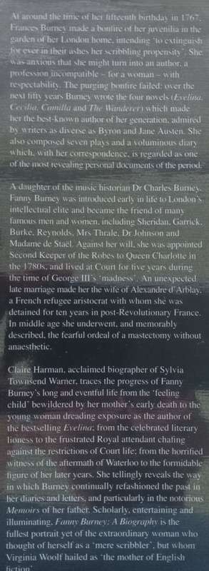 Fanny Burney: A Biography | Claire Harman