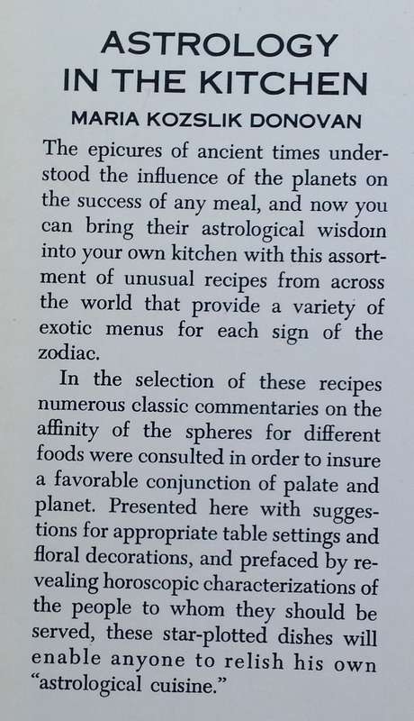 Astrology in the Kitchen | Maria Kozslik Donovan