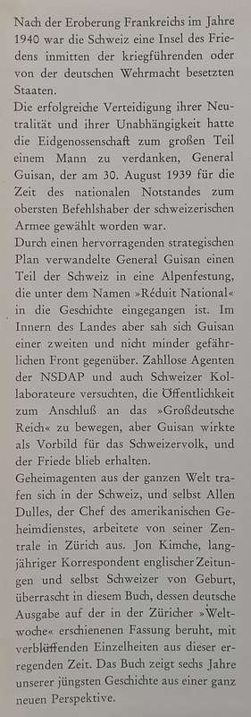 General Guisans Zweifrontkrieg (German) | Jon Kimche