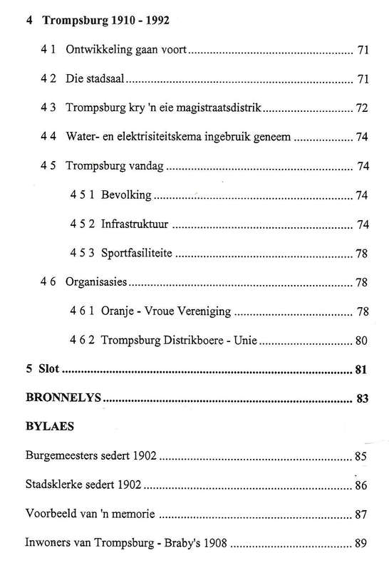 Trompsburg Eeufees (1892-1992, Afrikaans Text) | D. H. Joubert