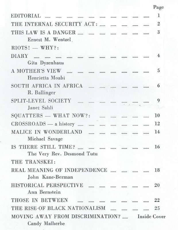 Sash: The Black Sash Magazine (Vol. 18, No. 6, Aug. 1976)