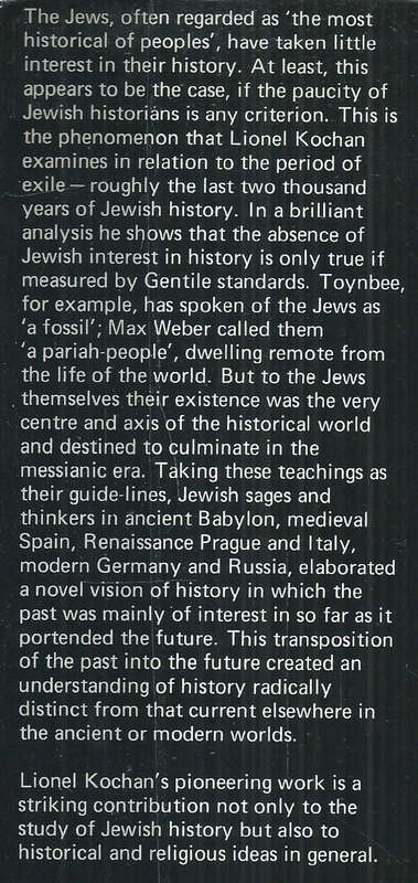 The Jew and his History | Lionel Kochan