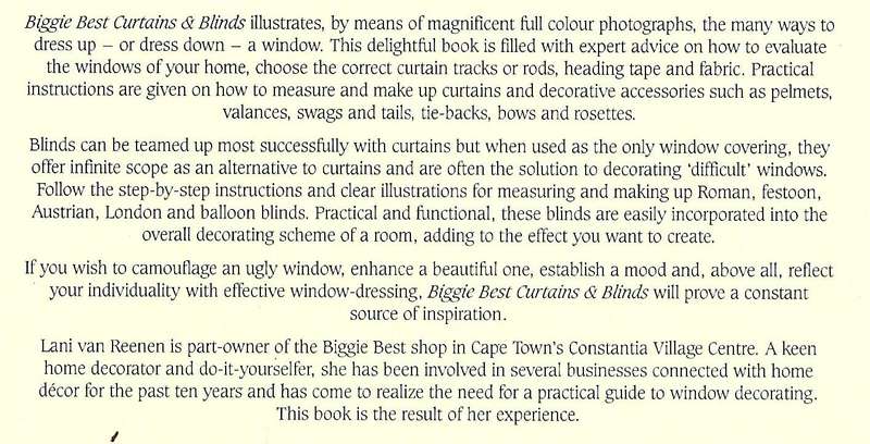 Biggie Best Curtains & Blinds | Lani van Reenen