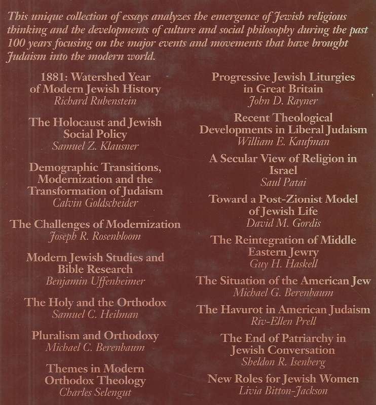 Events and Movements in Modern Judaism | Raphael Patai & Emanuel Goldsmith (Eds.)