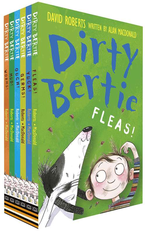 6 Volume Set of Dirty Bertie Books | David Roberts & Alan Macdonald